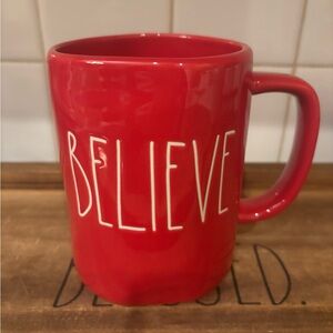 Rae Dunn “BELIEVE” Mug